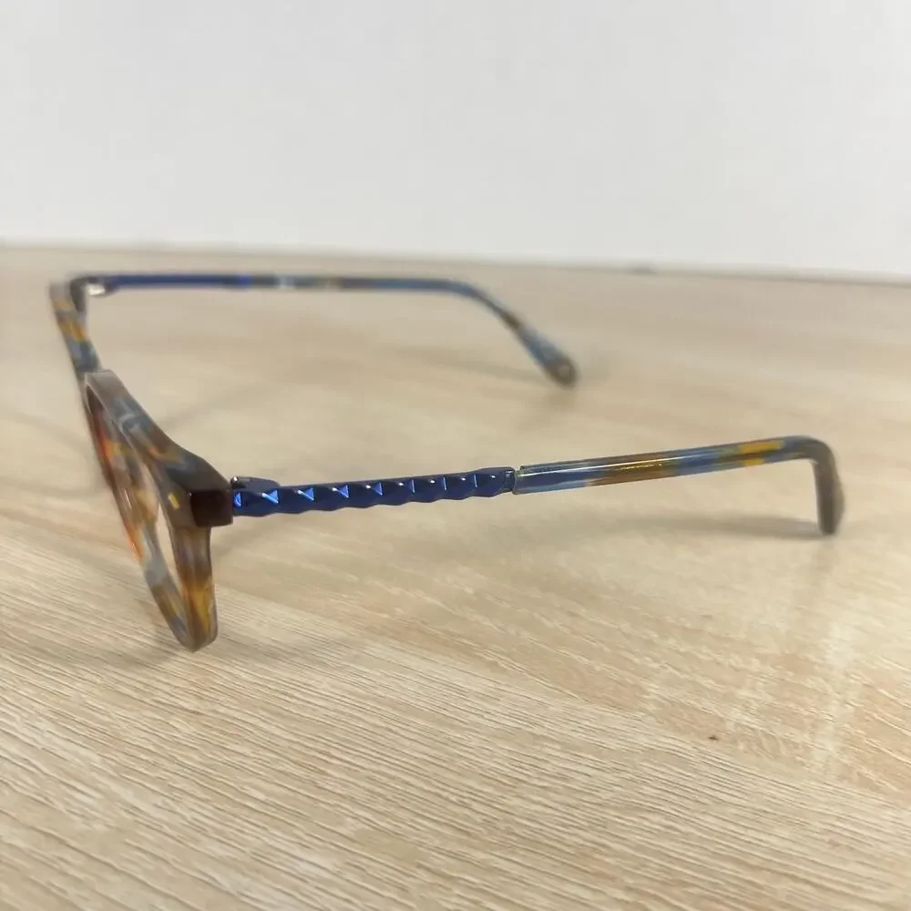 JF Rey PA065 2505 Petite Blue Orange Eyeglasses 48-15-140 Excellent Cond